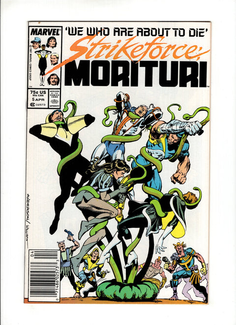Strikeforce: Morituri #5A (1987)   Marvel Comics 1987