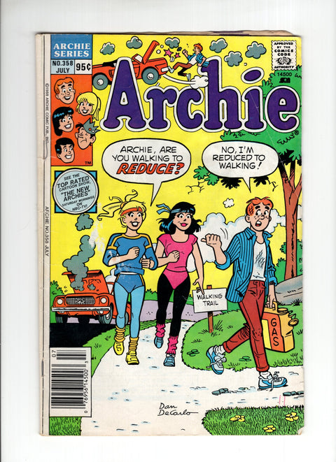 Archie, Vol. 1 #358A (1988)   Archie Comic Publications 1988