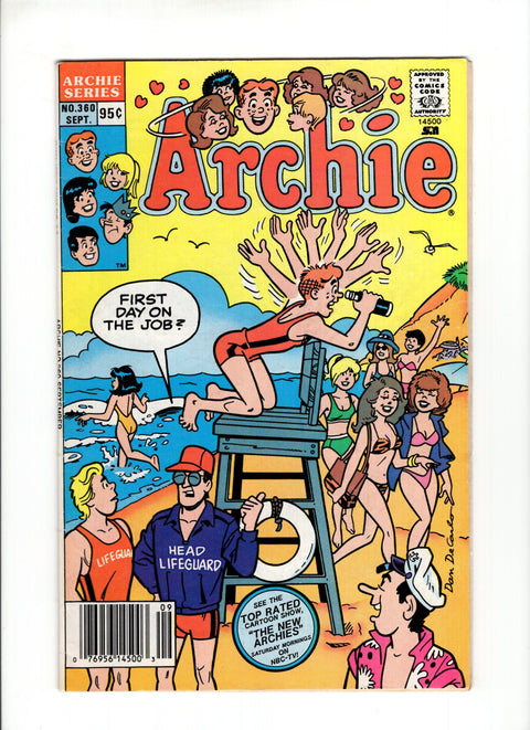 Archie, Vol. 1 #360A (1988)   Archie Comic Publications 1988