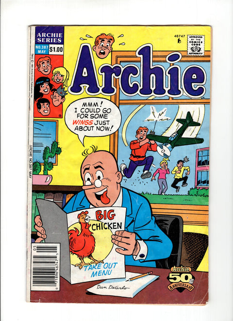 Archie, Vol. 1 #387A (1991)   Archie Comic Publications 1991