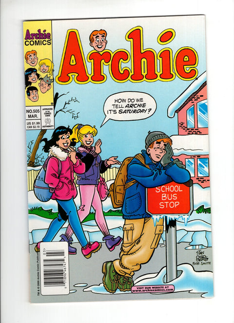 Archie, Vol. 1 #505A (2001)   Archie Comic Publications 2001