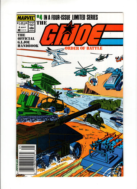 G.I. Joe: Order of Battle #4A (1986)   Marvel Comics 1986