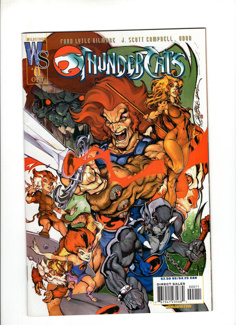 Thundercats (Wildstorm) #0 (2002) J. Scott Campbell Cover J. Scott Campbell Cover DC Comics 2002
