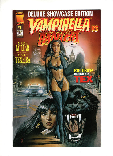 Vampirella vs. Pantha #1D (1997) Flipbook with BloodLust Preview Flipbook with BloodLust Preview Harris Comics 1997
