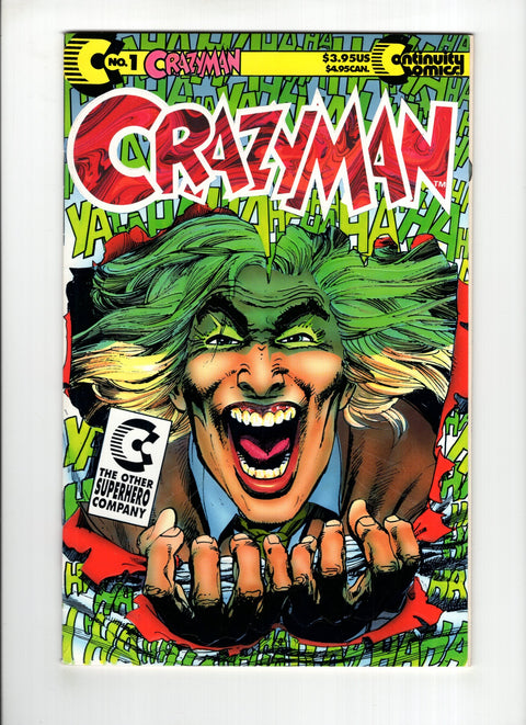 Crazyman, Vol. 1 #1 (1992)   Continuity Comics 1992