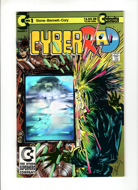 Cyberrad, Vol. 2 #1B (1992) Hologram Edition Hologram Edition Continuity Comics 1992