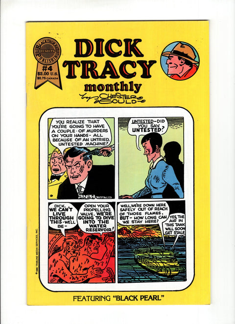Dick Tracy Monthly #4 (1986)   Blackthorne Publishing 1986