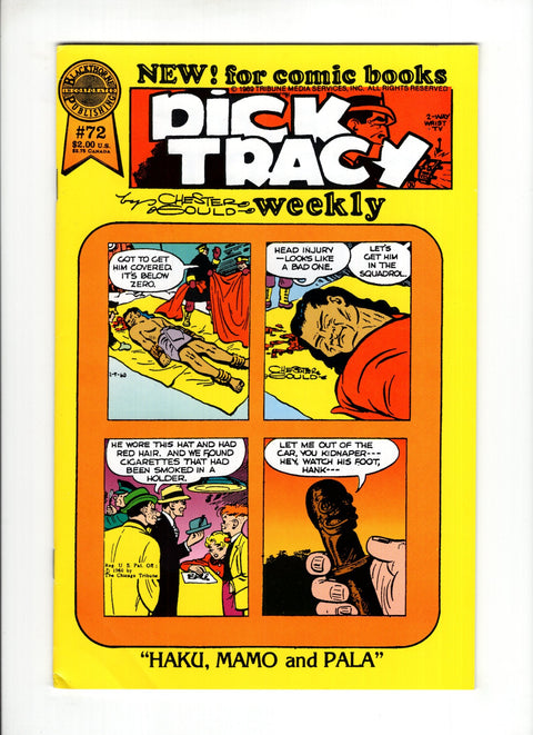 Dick Tracy Weekly #72 (1989)   Blackthorne Publishing 1989