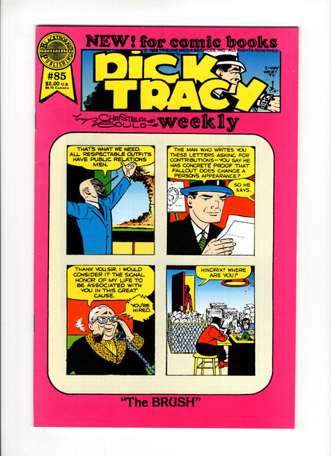 Dick Tracy Weekly #85 (1989)   Blackthorne Publishing 1989