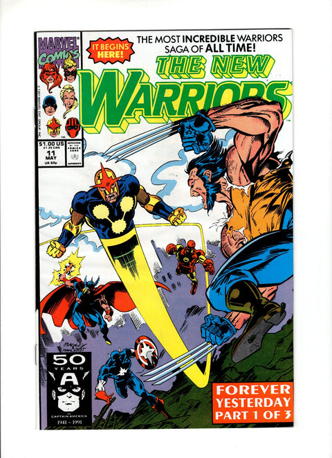 The New Warriors, Vol. 1 #11A (1991)   Marvel Comics 1991