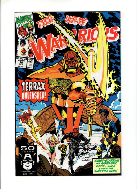 The New Warriors, Vol. 1 #16A (1991)   Marvel Comics 1991
