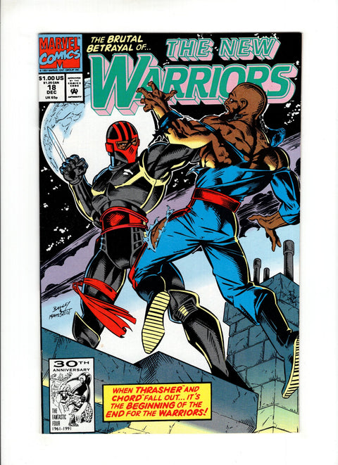 The New Warriors, Vol. 1 #18A (1991)   Marvel Comics 1991