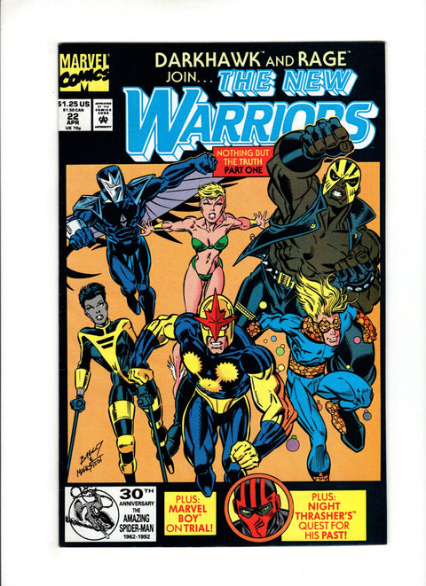 The New Warriors, Vol. 1 #22A (1992)   Marvel Comics 1992