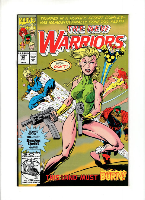 The New Warriors, Vol. 1 #30A (1992)   Marvel Comics 1992