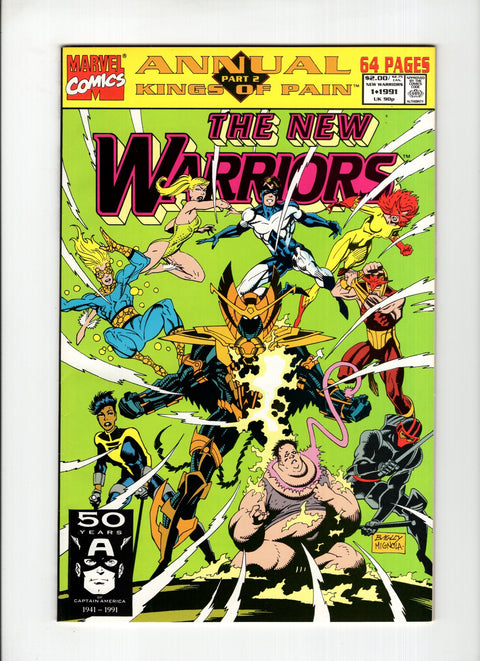 The New Warriors, Vol. 1 Annual #1A (1992)   Marvel Comics 1992