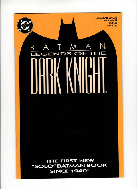 Batman: Legends of the Dark Knight #1B (1989) Orange Cover Orange Cover DC Comics 1989