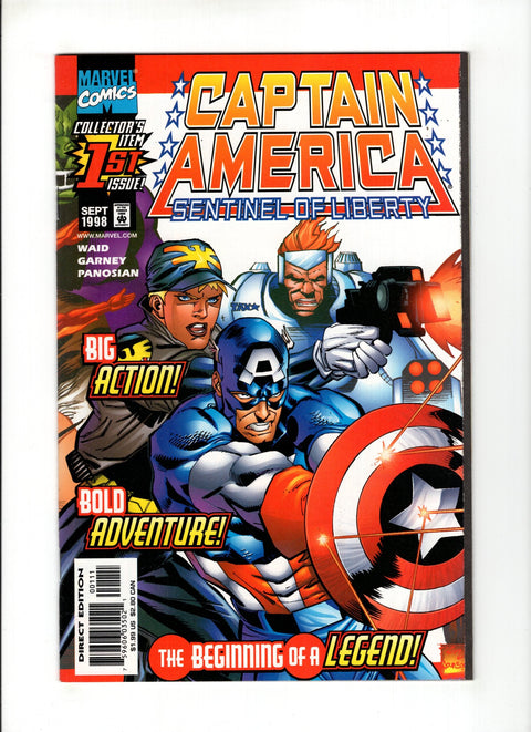 Captain America: Sentinel of Liberty, Vol. 1 #1A (1998)   Marvel Comics 1998