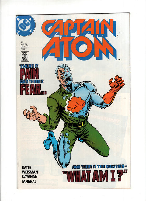 Captain Atom, Vol. 3 #32A (1989)   DC Comics 1989