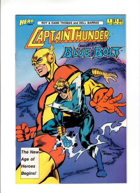 Captain Thunder and Blue Bolt, Vol. 1 #1A (1987)   Hero Comics 1987