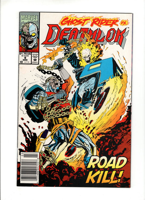 Deathlok, Vol. 2 #9B (1992)  Newsstand  Marvel Comics 1992