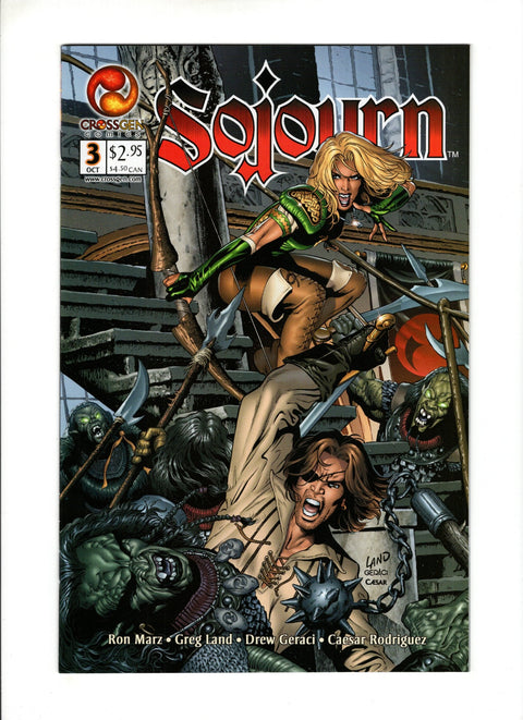 Sojourn #3 (2001) Greg Land Cover Greg Land Cover CrossGen Comics 2001