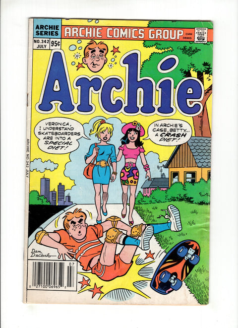 Archie, Vol. 1 #342B (1986)  CPV  Archie Comic Publications 1986