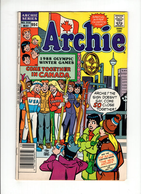 Archie, Vol. 1 #355B (1988)  CPV  Archie Comic Publications 1988