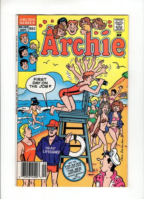 Archie, Vol. 1 #360B (1988)  CPV  Archie Comic Publications 1988