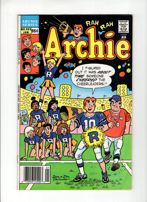 Archie, Vol. 1 #363C (1989)  CPV  Archie Comic Publications 1989