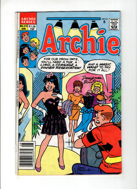 Archie, Vol. 1 #379C (1990)  CPV  Archie Comic Publications 1990