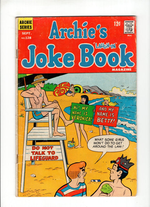 Archie's Joke Book #128 (1968)   Archie Comic Publications 1968