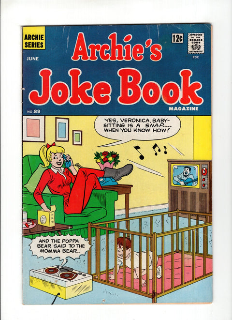 Archie's Joke Book #89 (1965)   Archie Comic Publications 1965