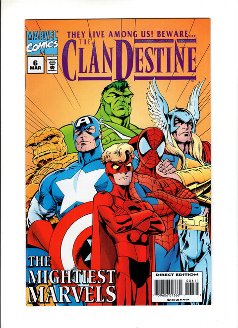 The Clandestine, Vol. 1 #6 (1995)   Marvel Comics 1995