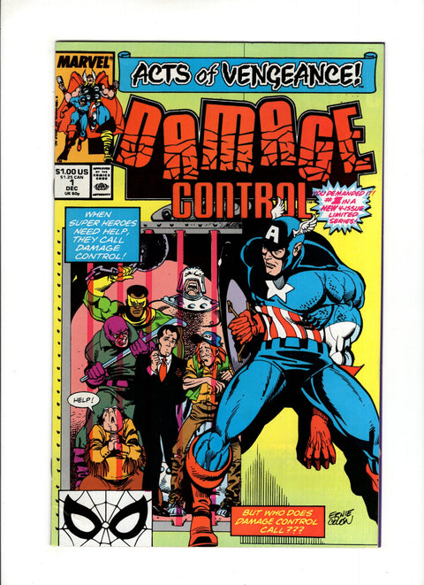 Damage Control, Vol. 1 #1A (1989)   Marvel Comics 1989