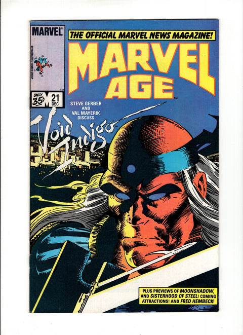 Marvel Age #21 (1984)   Marvel Comics 1984