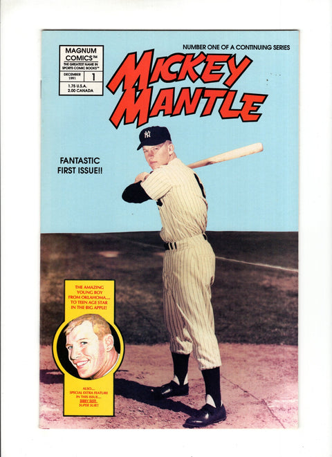 Mickey Mantle #1 (1991)   Magnum Comics 1991