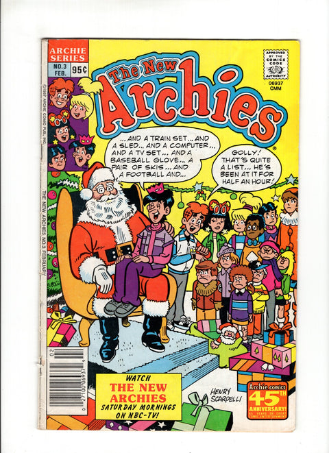 The New Archies #3B (1988)   Archie Comic Publications 1988