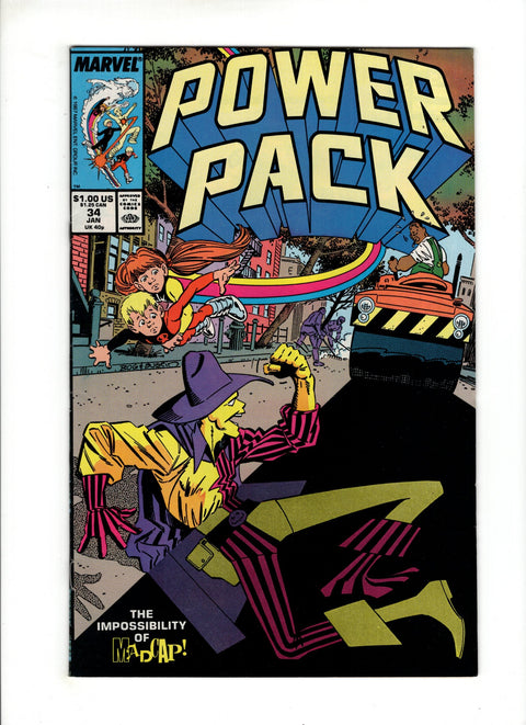 Power Pack, Vol. 1 #34 (1988)   Marvel Comics 1988