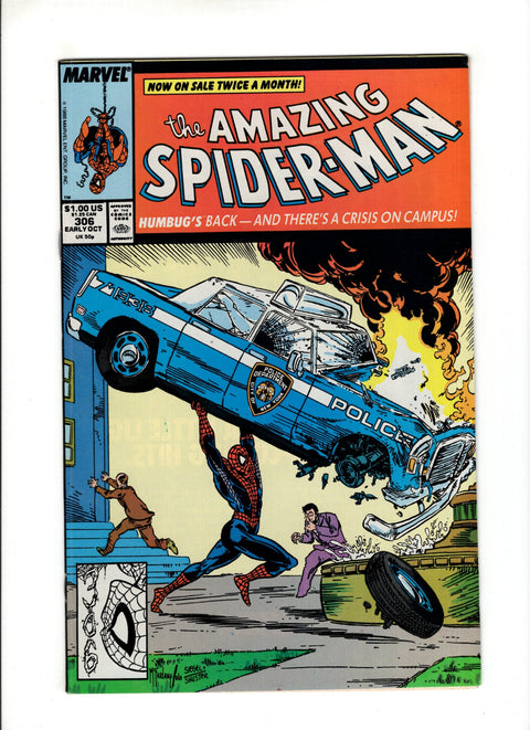 The Amazing Spider-Man, Vol. 1 #306A (1988) Action Comics #1 Homage Action Comics #1 Homage Marvel Comics 1988