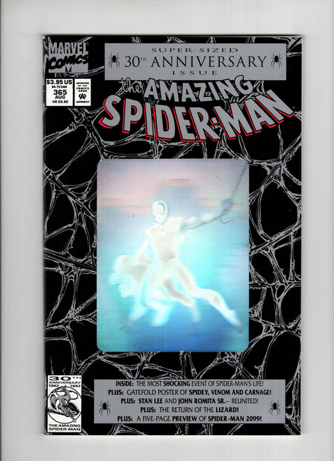 The Amazing Spider-Man, Vol. 1 #365A (1992) 1st Spider-Man 2099 1st Spider-Man 2099 Marvel Comics 1992