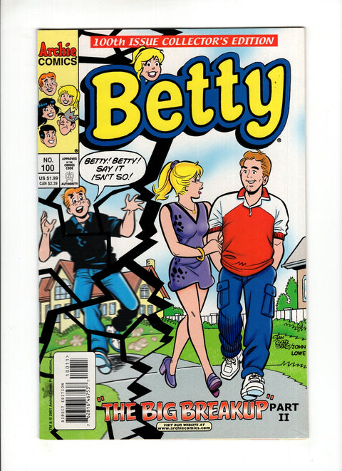 Betty #100B (2001) Newsstand  Archie Comic Publications 2001