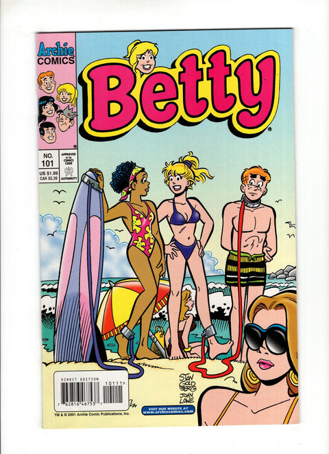 Betty #101B (2001) Bondage Inuendo Newsstand Bondage Inuendo Archie Comic Publications 2001