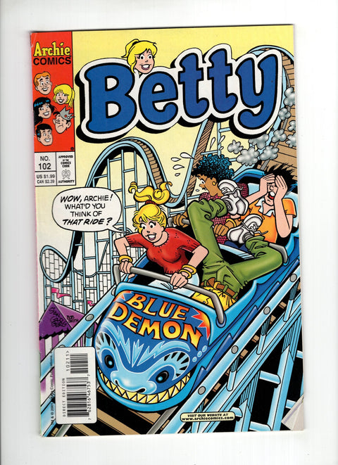 Betty #102B (2001) Newsstand  Archie Comic Publications 2001