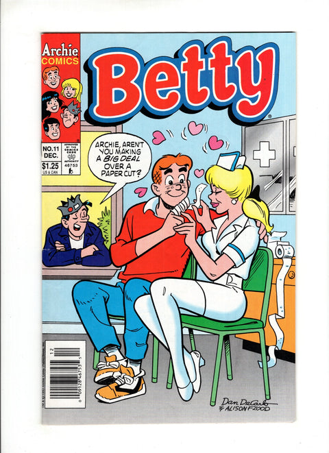 Betty #11B (1993) Newsstand  Archie Comic Publications 1993