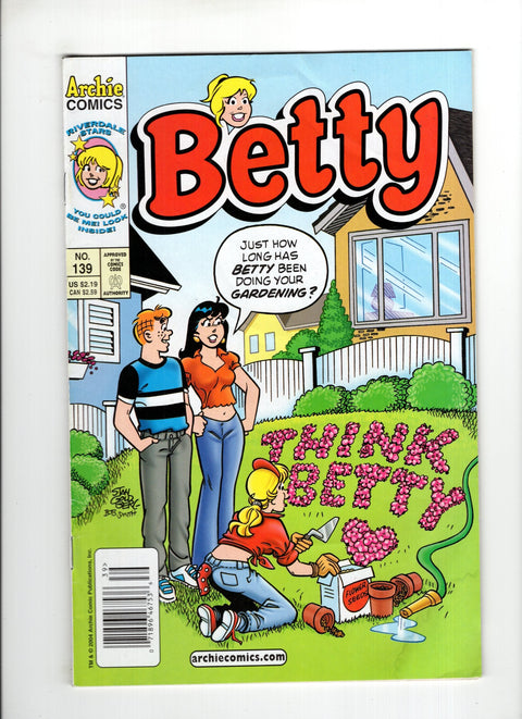 Betty #139B (2004) Newsstand  Archie Comic Publications 2004