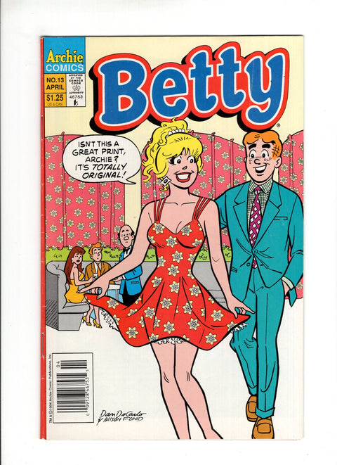 Betty #13B (1994) Newsstand  Archie Comic Publications 1994