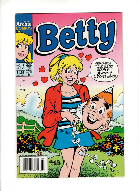 Betty #15B (1994) Newsstand  Archie Comic Publications 1994