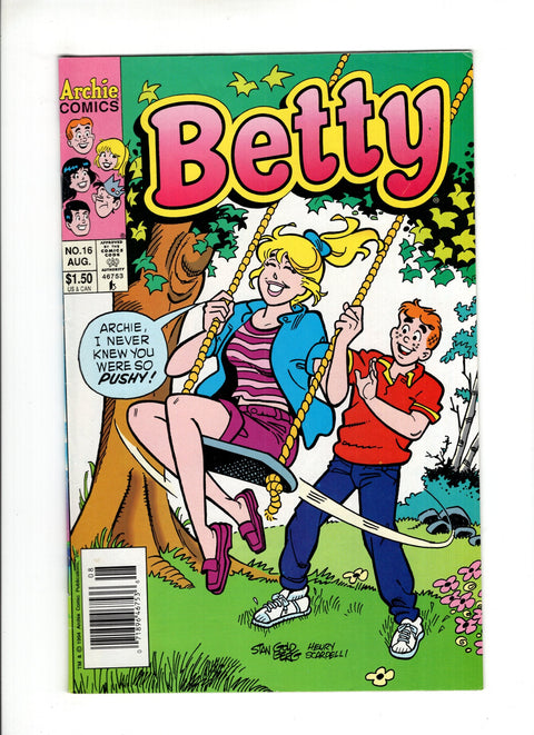 Betty #16B (1994) Newsstand  Archie Comic Publications 1994