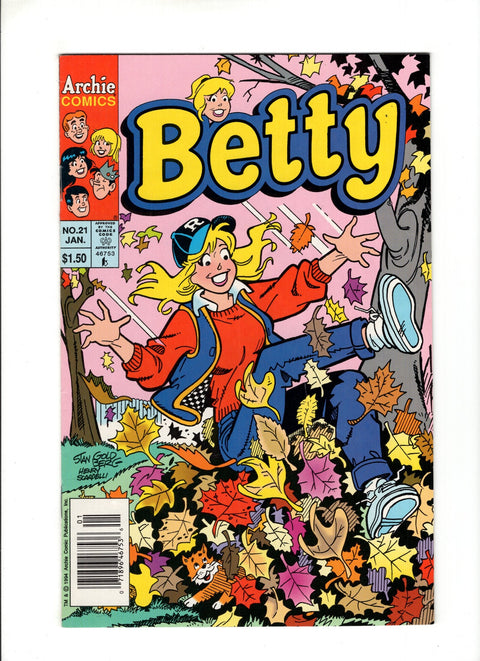 Betty #21B (1995) Newsstand  Archie Comic Publications 1995