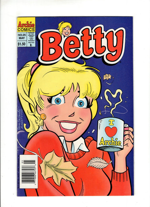 Betty #25B (1995) Newsstand  Archie Comic Publications 1995